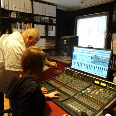 Luna & Colin mixing